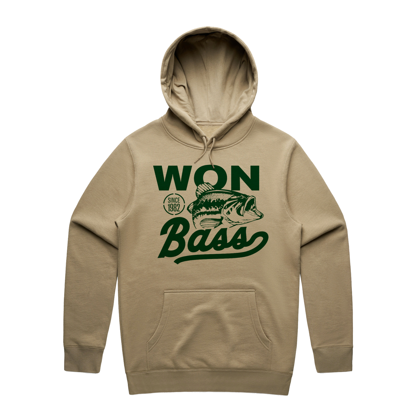 WON Bass Logo Hoodie - Tan