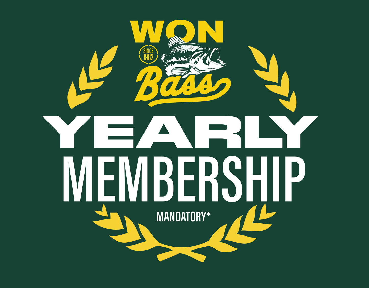 WON BASS YEARLY MEMBERSHIP