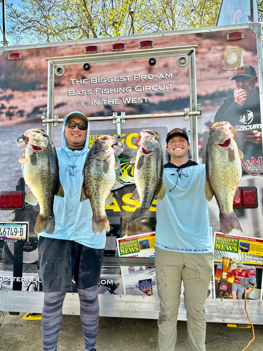 Nick Klein Leads Day One of 2024 WON Bass Clear Lake Open with 35.59 pounds