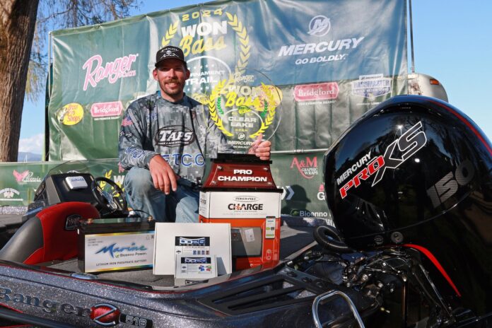 PREVIEW: Bonjour looking to repeat as WON BASS Clear Lake Open champion, talks with WON on how to get after it