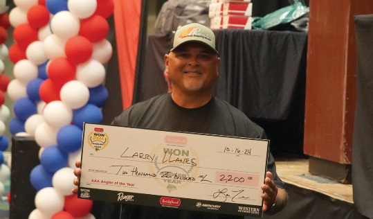 Llanes nets AOY in first full WON BASS campaign